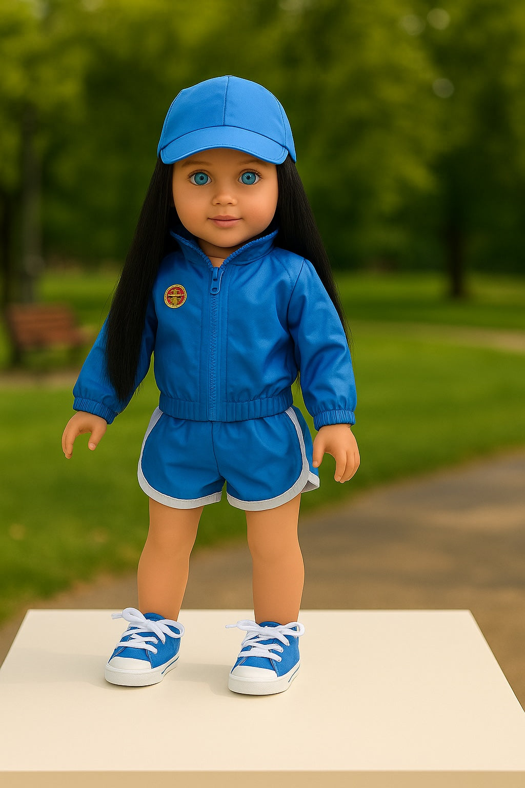 Jogger Short Suit Neon Colors fit 18Inch Doll
