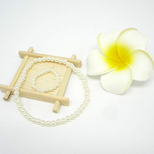 White Pearl Jewelry Necklace and Bracelet