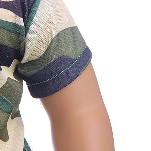 Camouflage Shorts and Shirt, Shoes (boots not included)