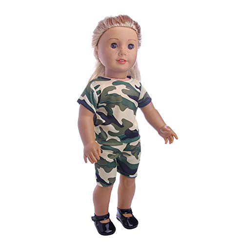 Camouflage Shorts and Shirt, Shoes (boots not included)