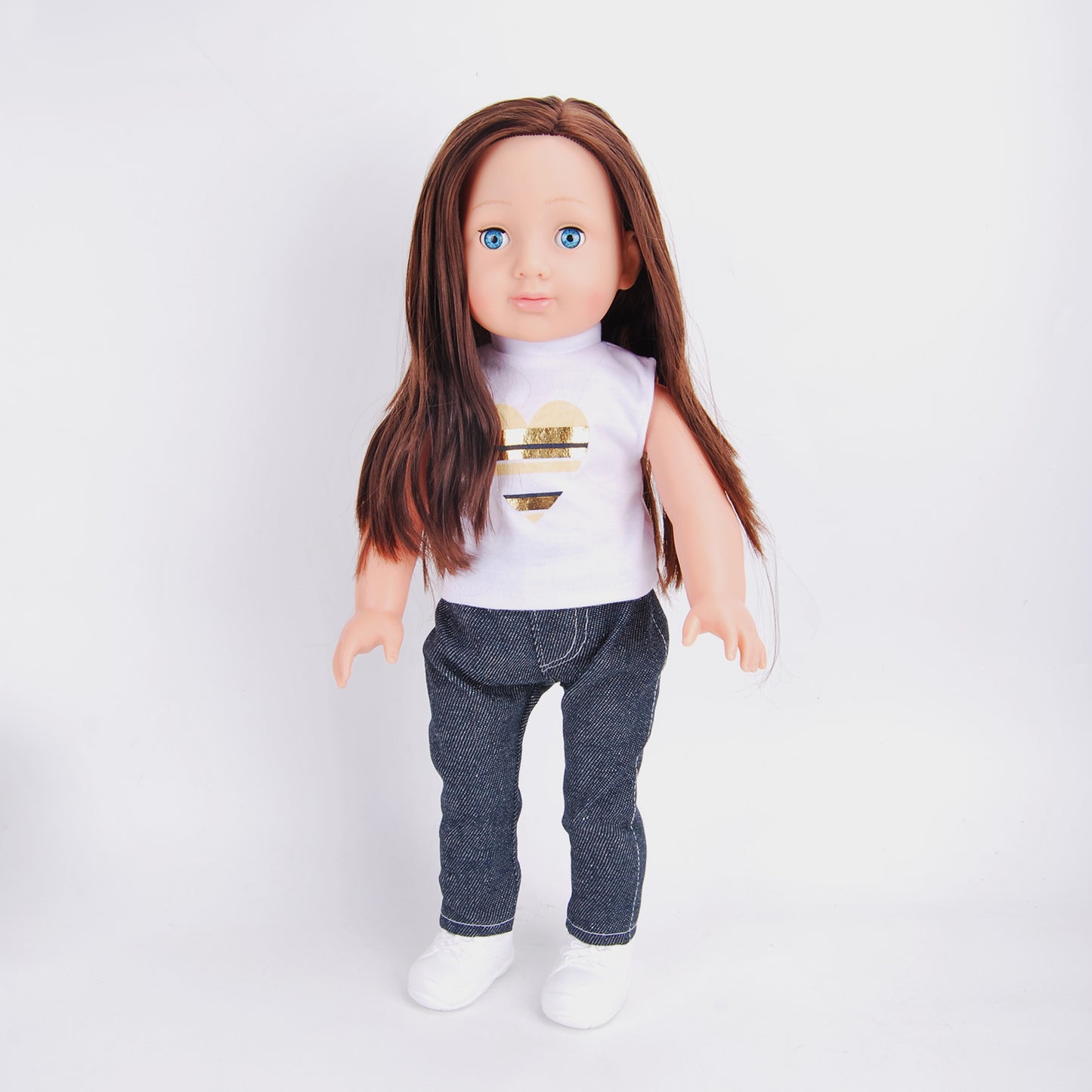 3 Piece Outfit-1 Pink Baseball Jacket, fits 18inch Doll