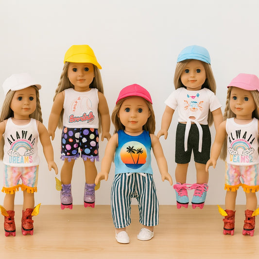 18Inch Doll Baseball Cap (Fitted)