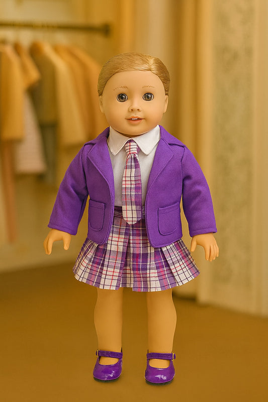 School Uniform fit 18inch Doll