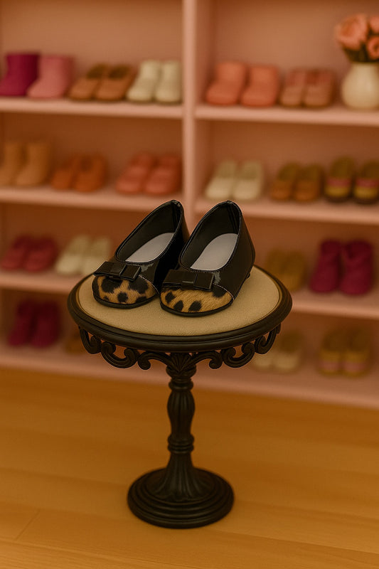 Patent Leather Slip On Doll Shoe, Fits 18Inch Doll
