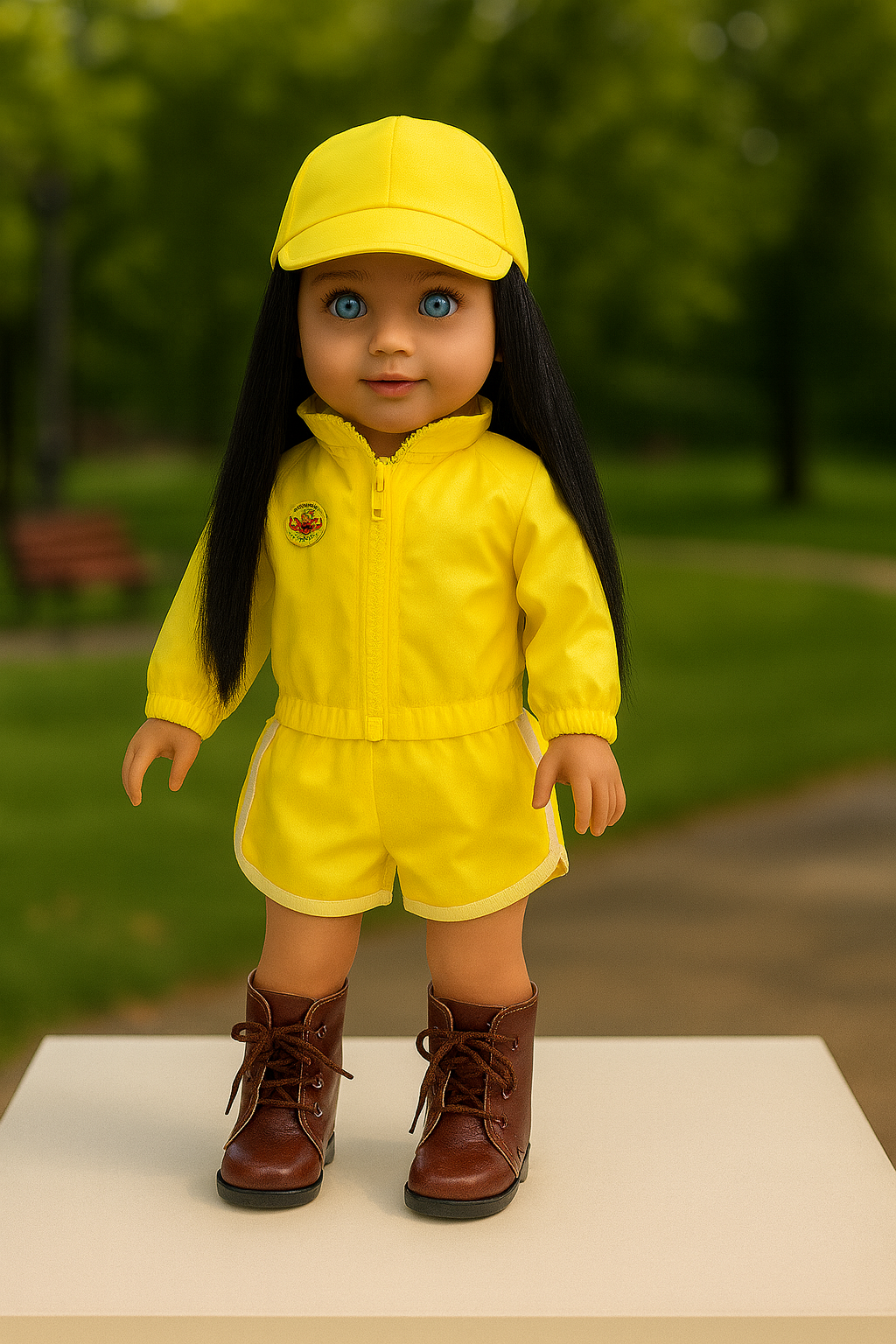 Jogger Short Suit Neon Colors fit 18Inch Doll