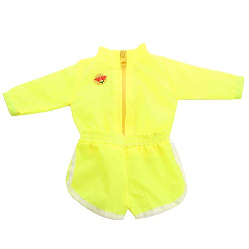 Jogger Short Suit Neon Colors fit 18Inch Doll