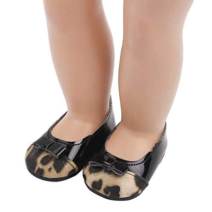 Patent Leather Slip On Doll Shoe, Fits 18Inch Doll