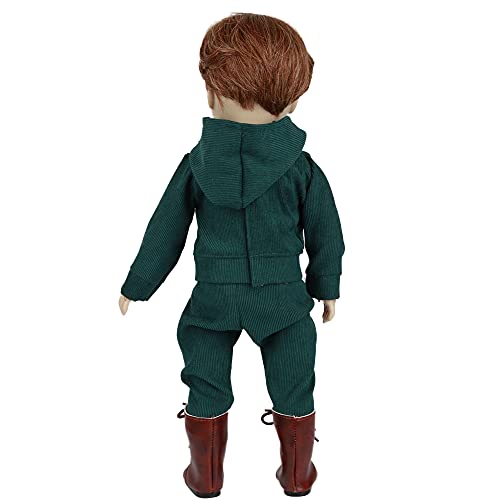 Uniquely Designed Green Sweat suit with Hoodie and Boots