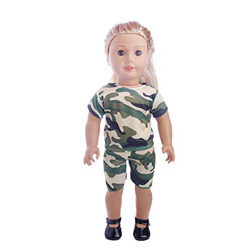 Camouflage Shorts and Shirt, Shoes (boots not included)