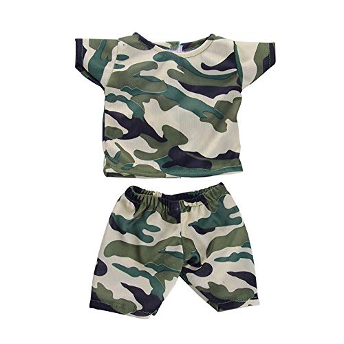 Camouflage Shorts and Shirt, Shoes (boots not included)