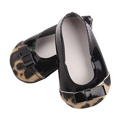 Patent Leather Slip On Doll Shoe, Fits 18Inch Doll